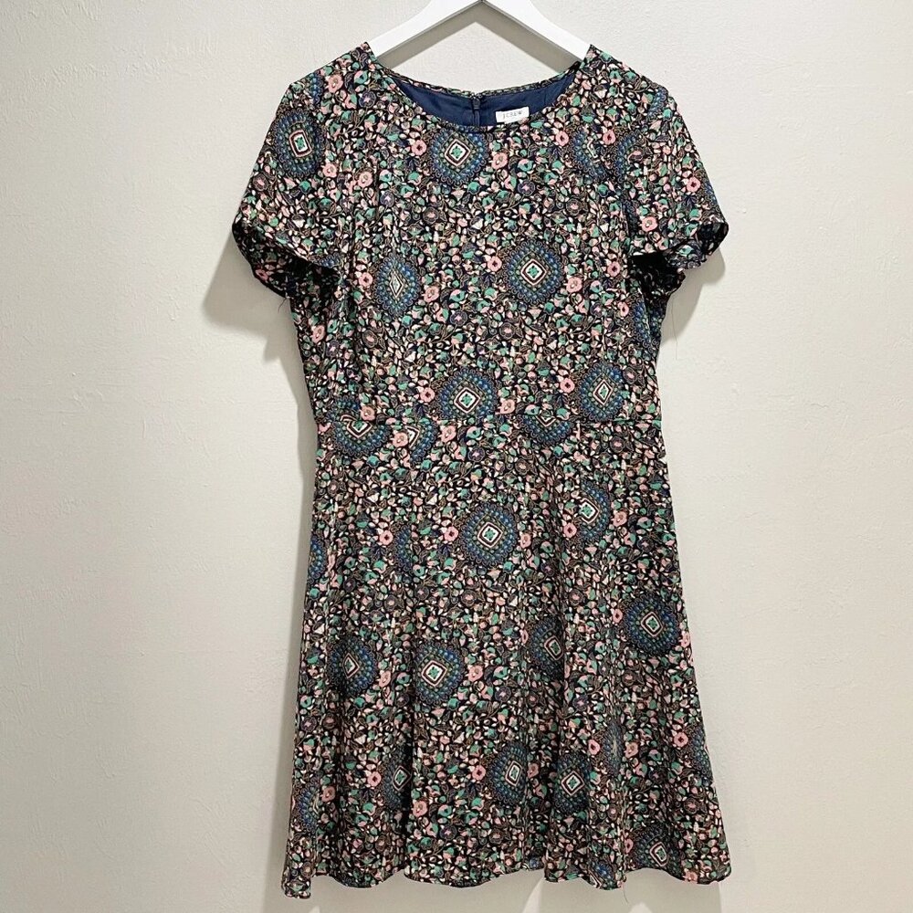 J CREW Women’s Short Sleeve Flutter Dress